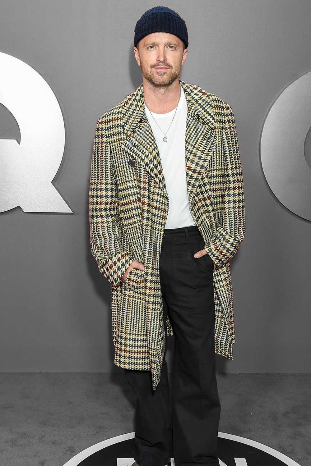 Celebs Wearing Canali Aaron Paul