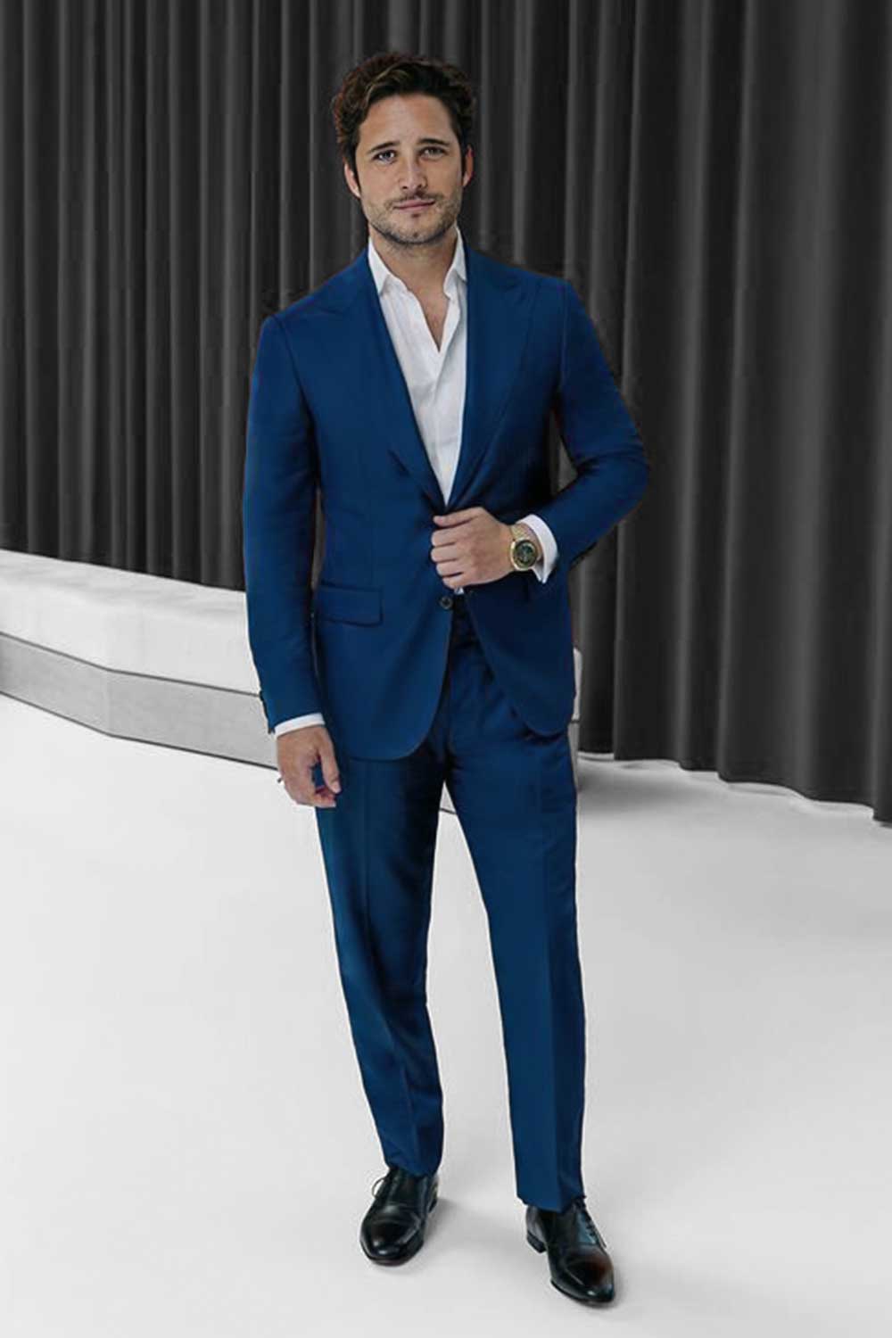 Celebs Wearing Canali Diego Boneta