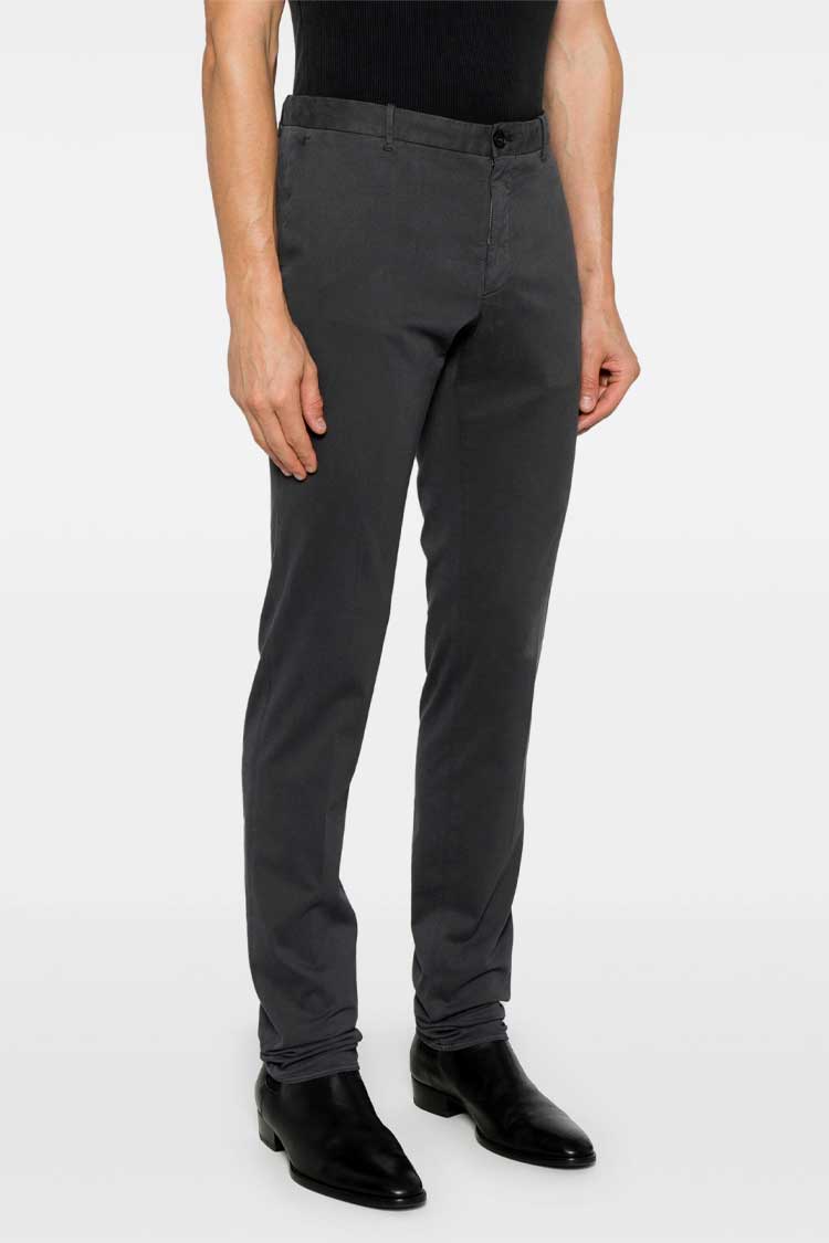 Incotex's slim-Fit cotton-blend chinos in stone