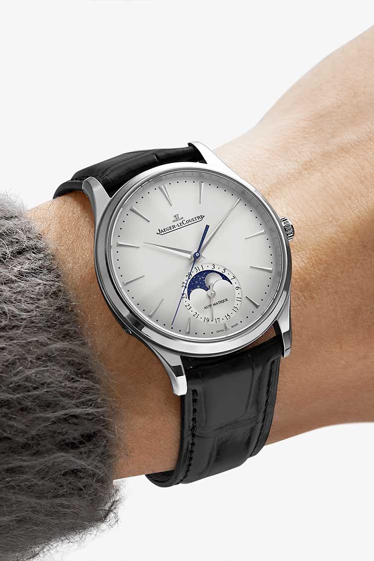 Jaeger-LeCoultre's Master Ultra Thin Moon in stainless steel