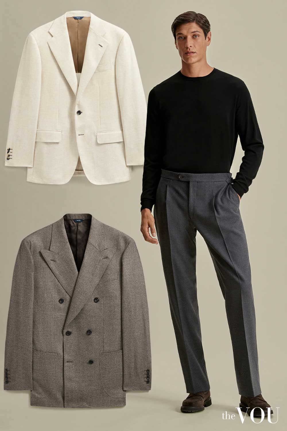 Thom Sweeney Broken Suit Modern Old Money style