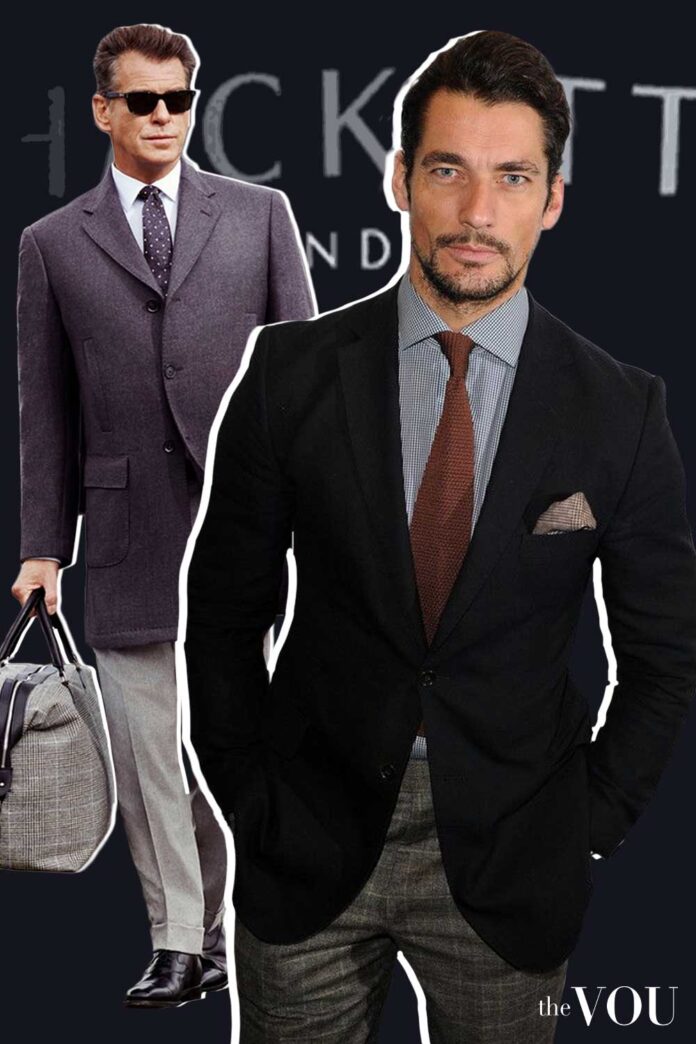 Male celebrities who wears Hackett London