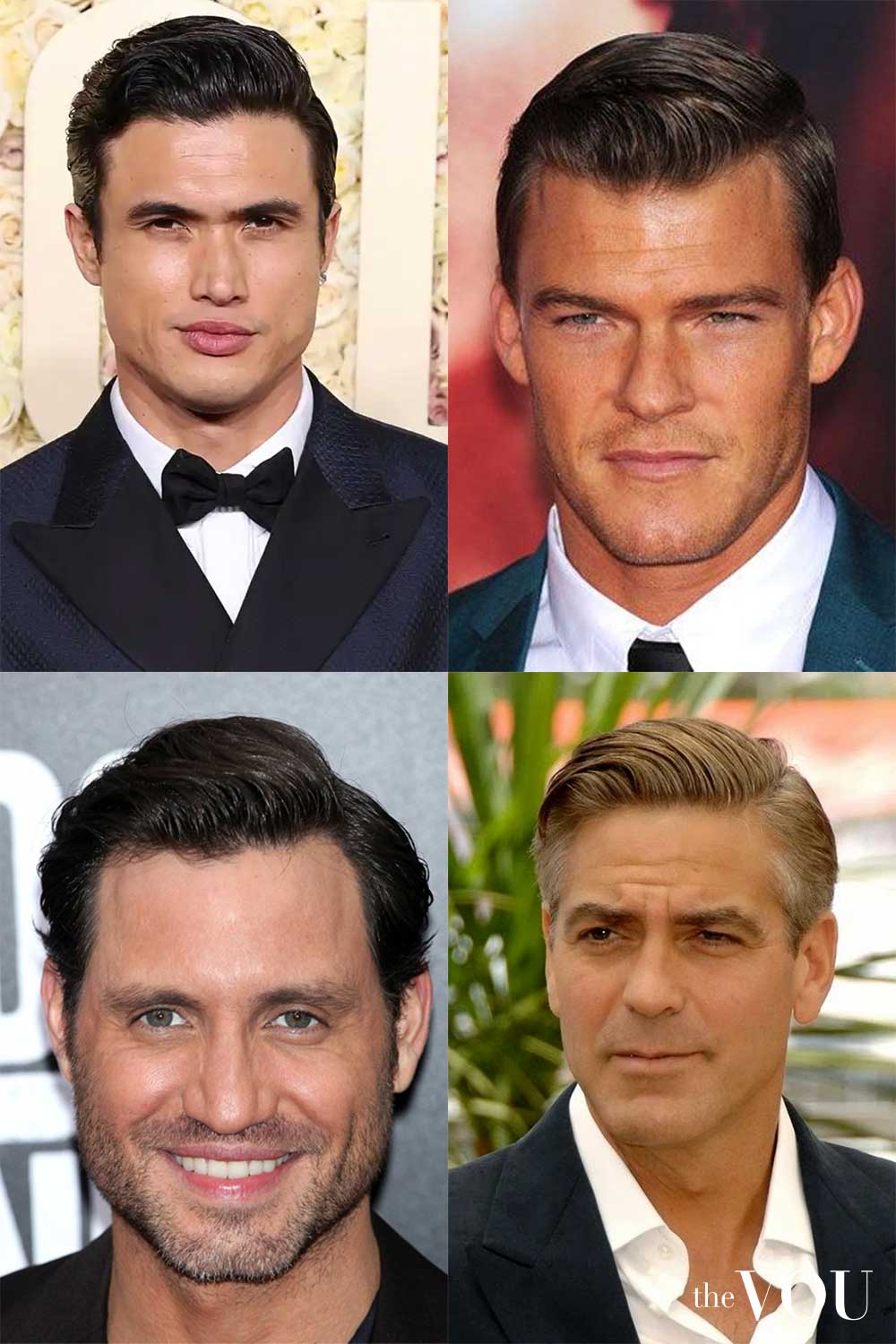 Manly side part hairstyle men