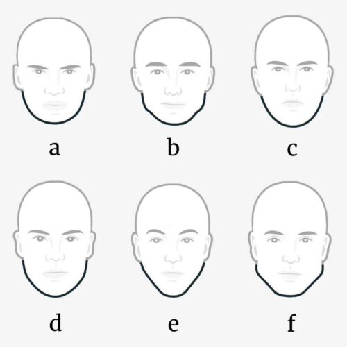 Male Face Shape Jawline