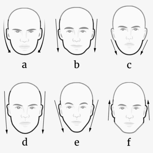 Male Face Shape Taper