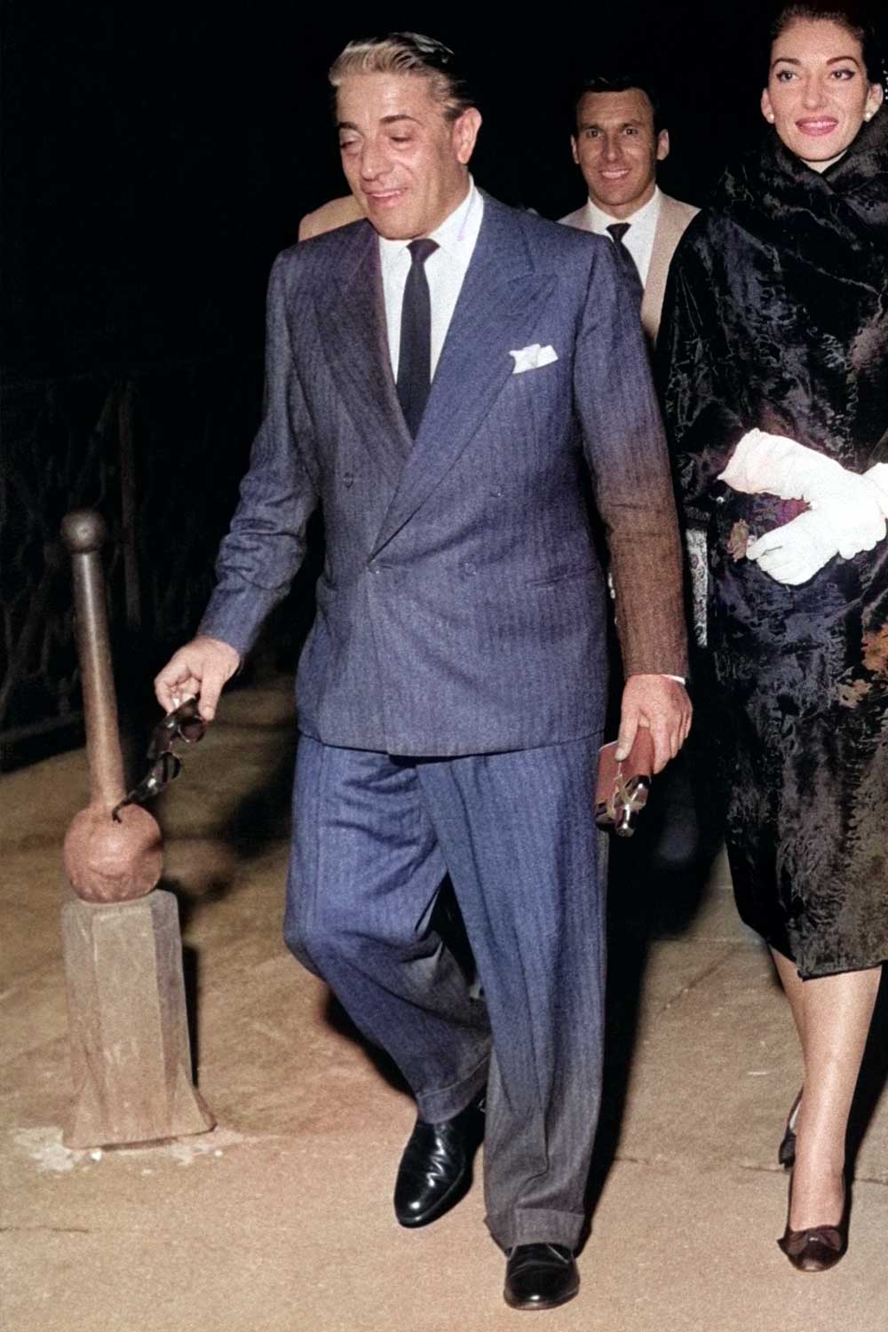 Aristotle Onassis Style 1950s