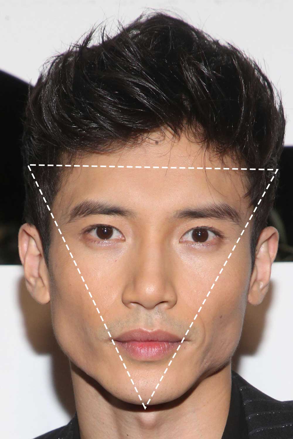 Manny Jacinto Triangle Face Shape