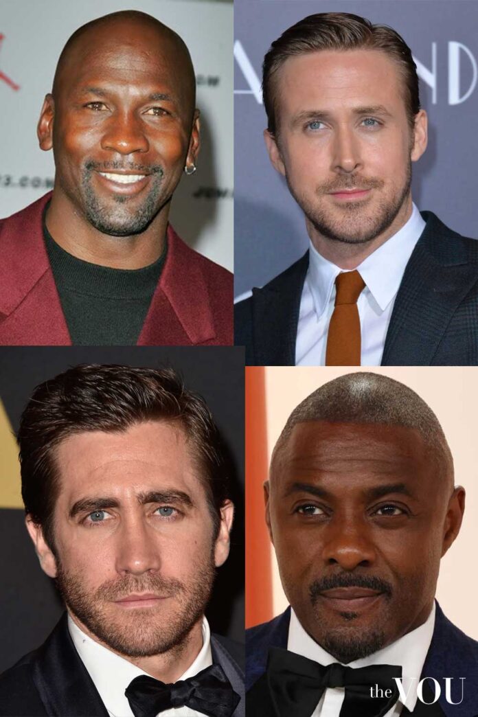 Oval face shape male celebrities