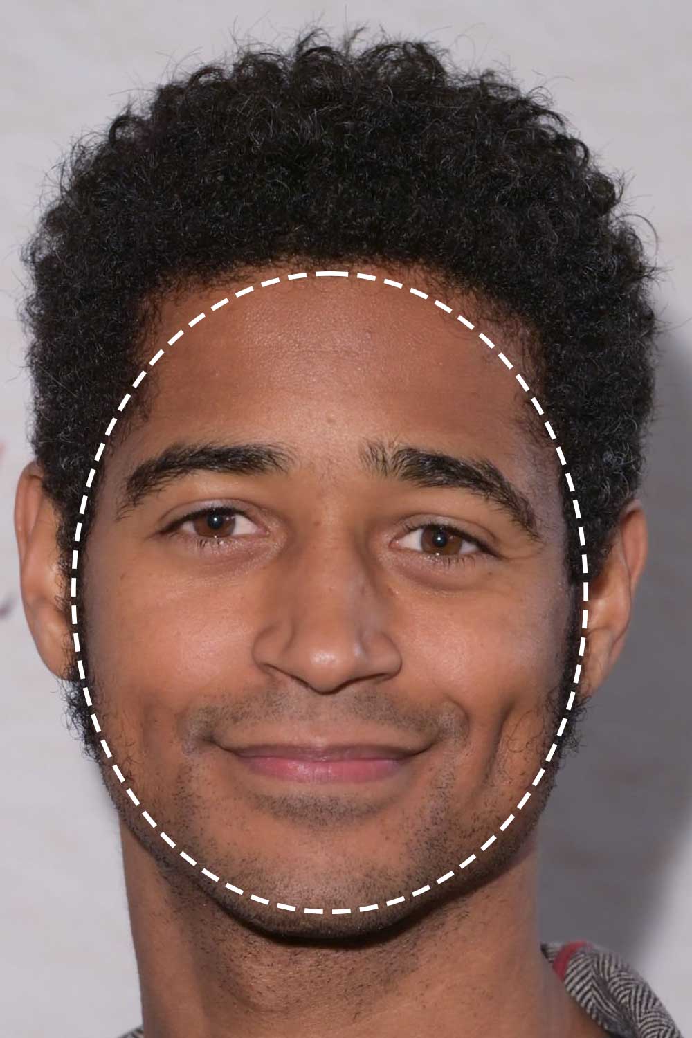 Alfred Enoch Round Face Shape