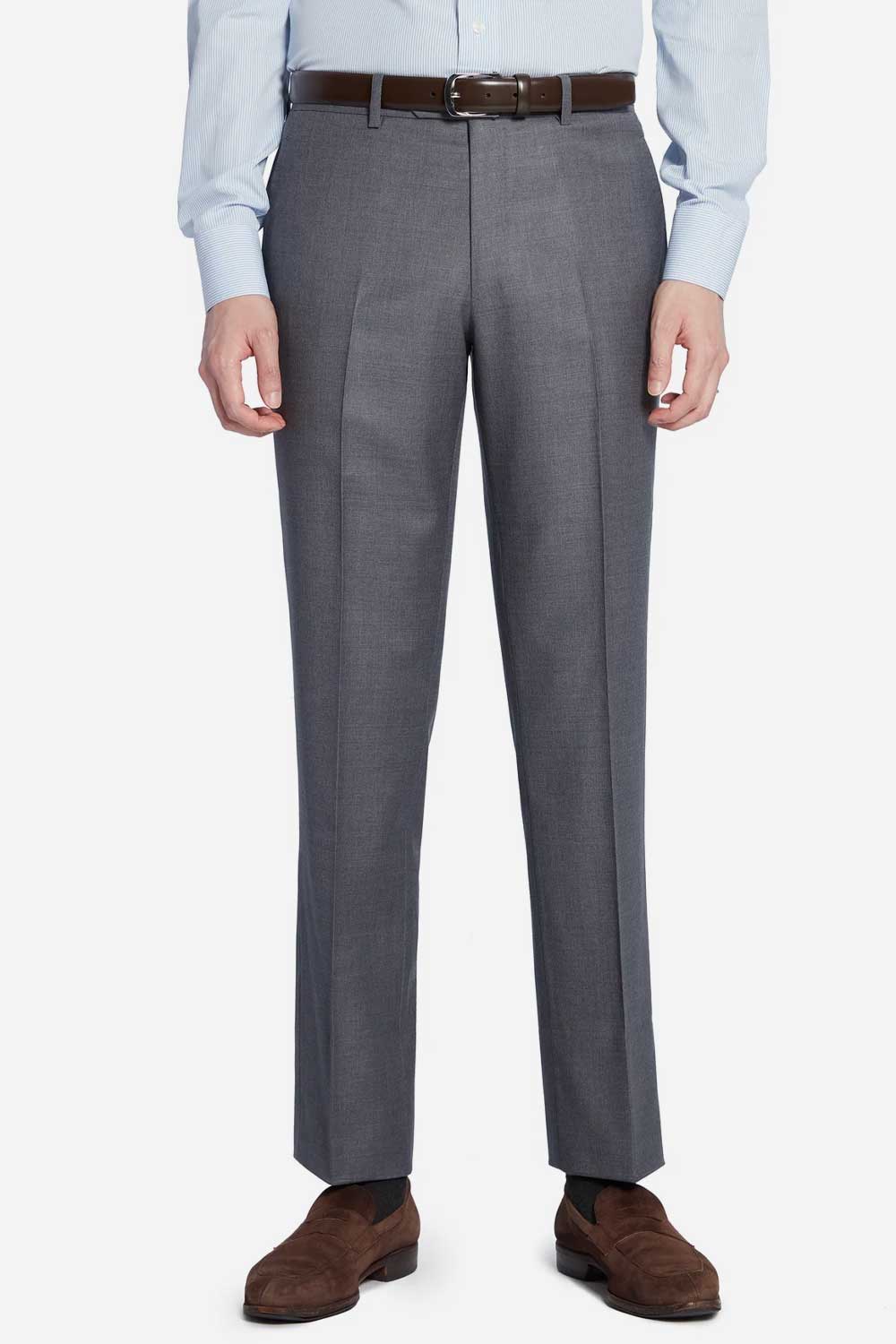 Tailored Wool Trousers Asian Business Style