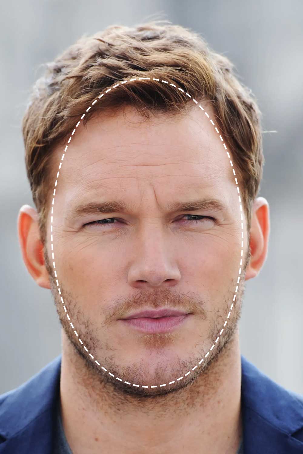 Chris Pratt Oval Face Shape