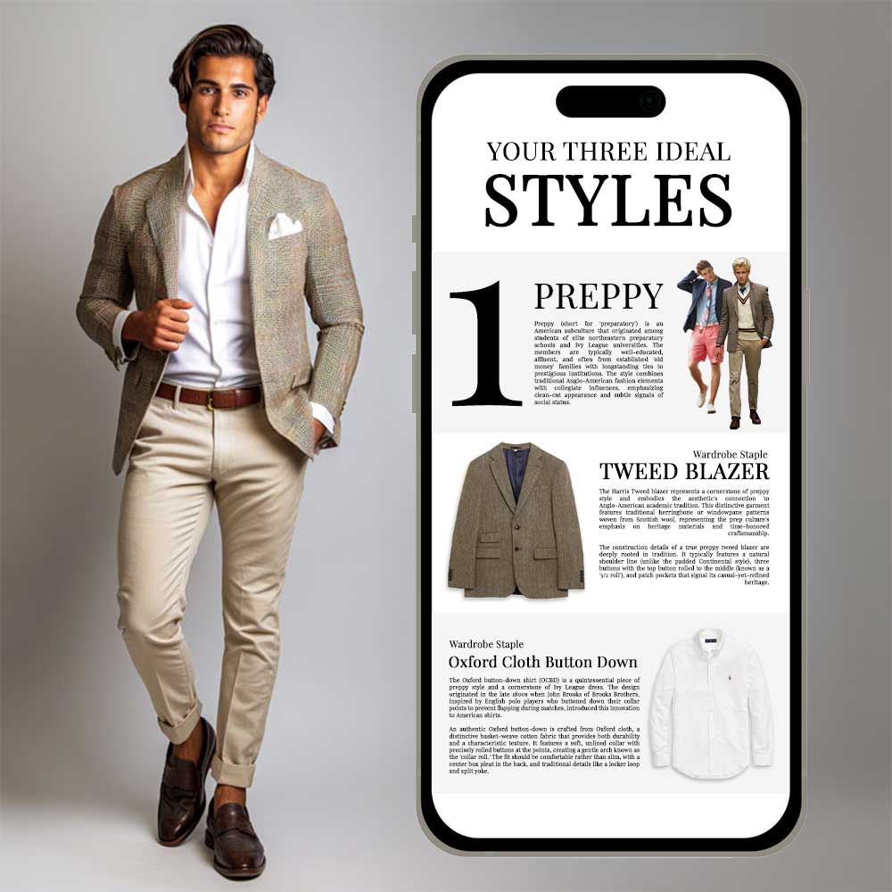 Fashion Style Analysis Package Men