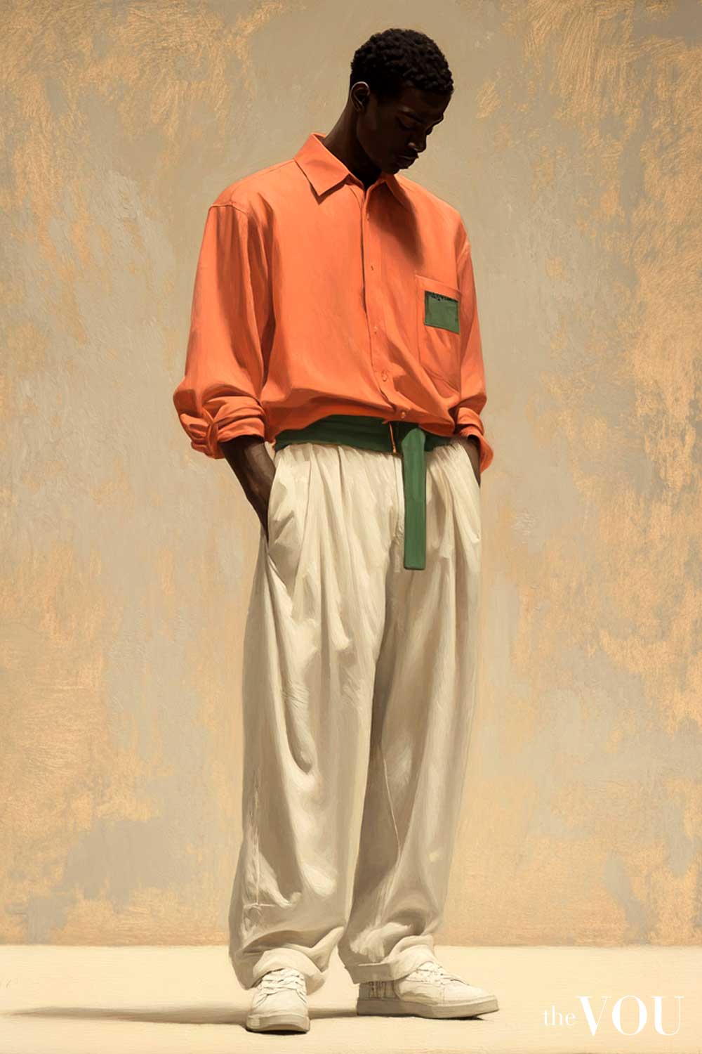 True Spring complementary colour outfit men