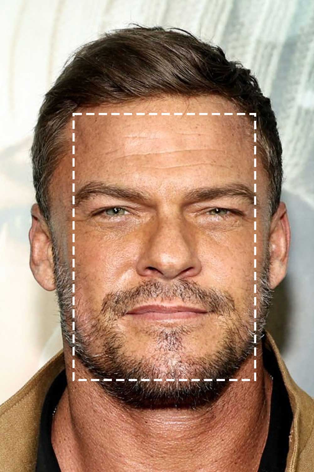 Alan Ritchson Rectangle Face Shape