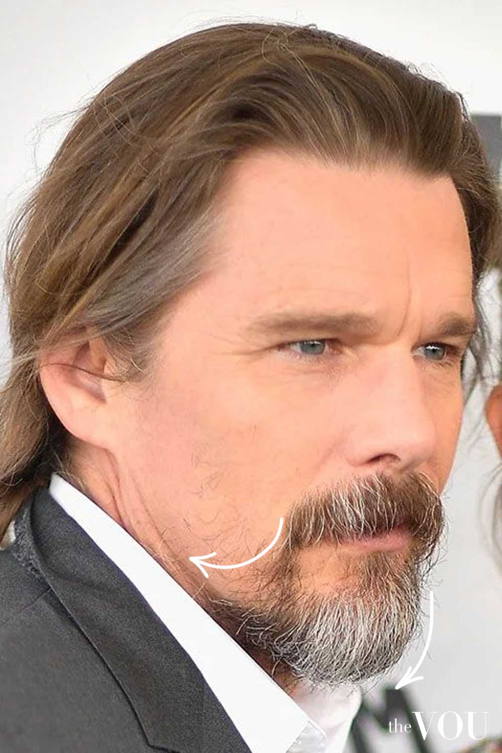 Heart Face Shape Balbo Beard Ethan Hawke