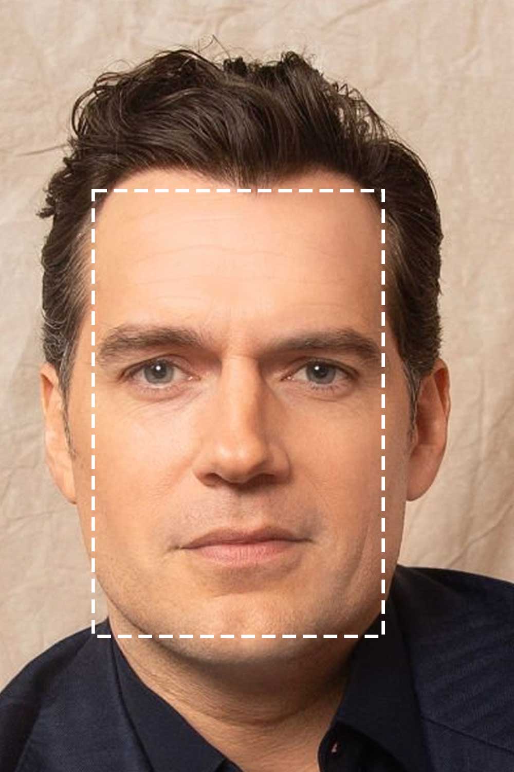 Henry Cavill Rectangle Face Shape