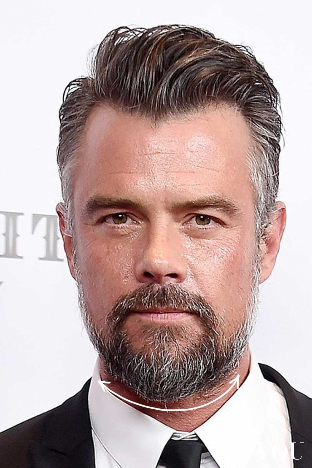 Oblong Face Shape Rounded Full Beard Josh Duhamel