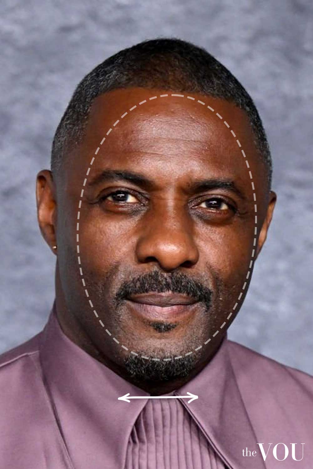 Oval Face Shape Van Dyke Idris Elba