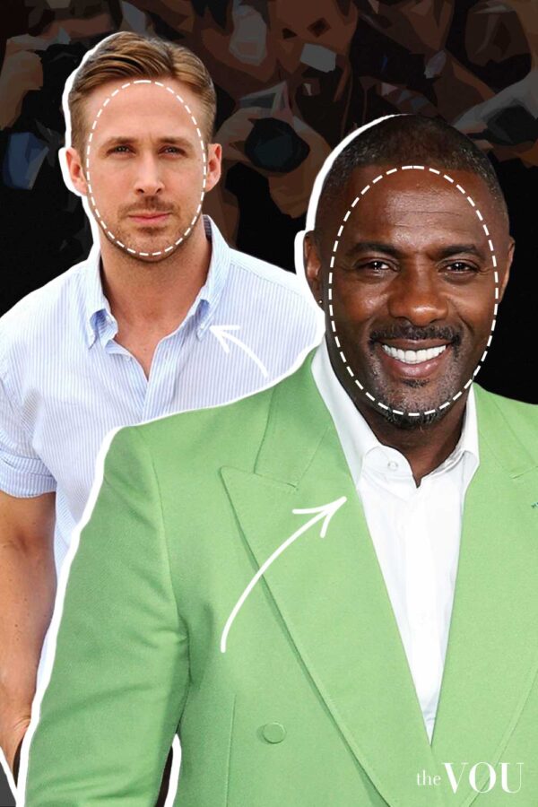Men Types Best Collar Styles for Oval Face Shape Men Recommended by The VOU's ...