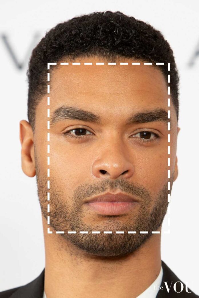 Rectangle face shape characteristics features