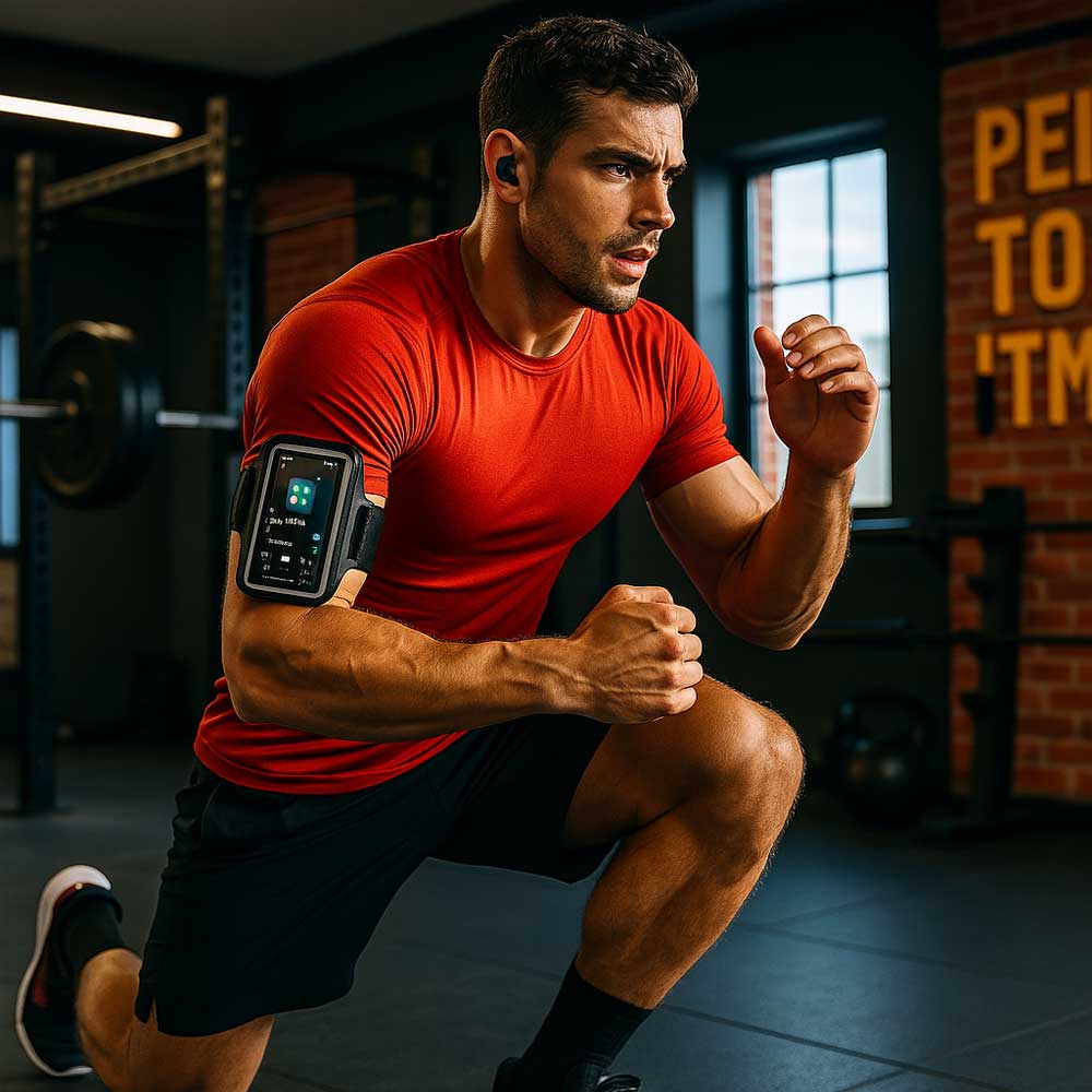 High-energy workout music fashion style