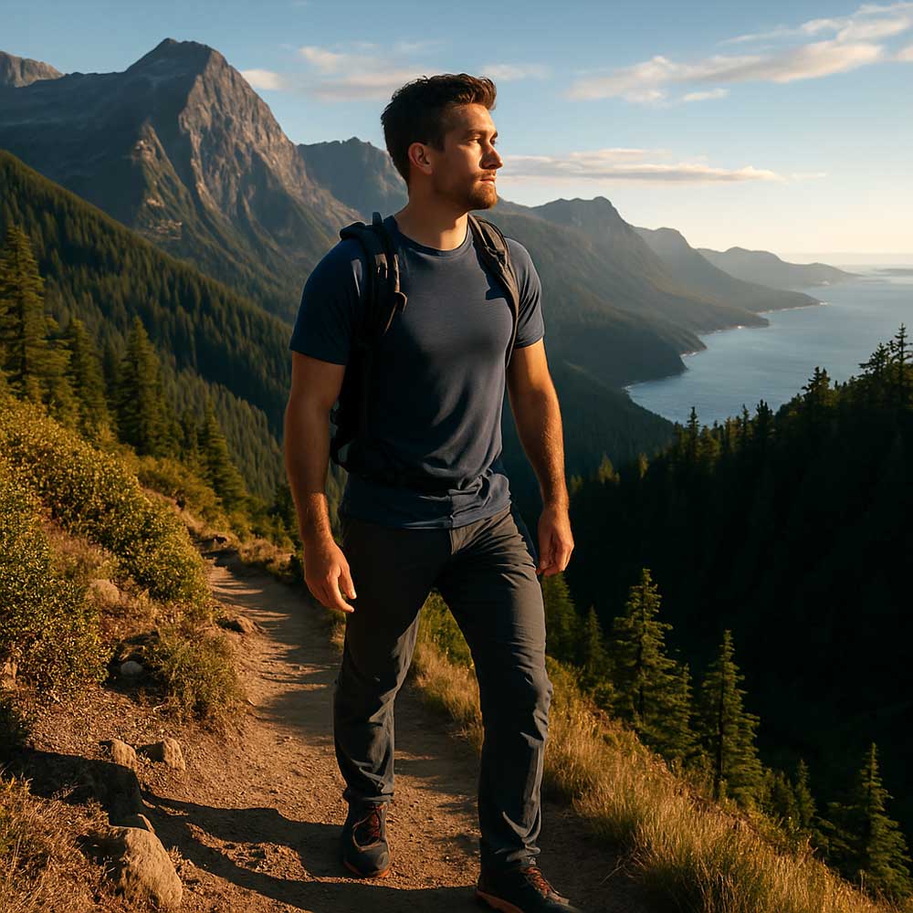 Hiking fashion style