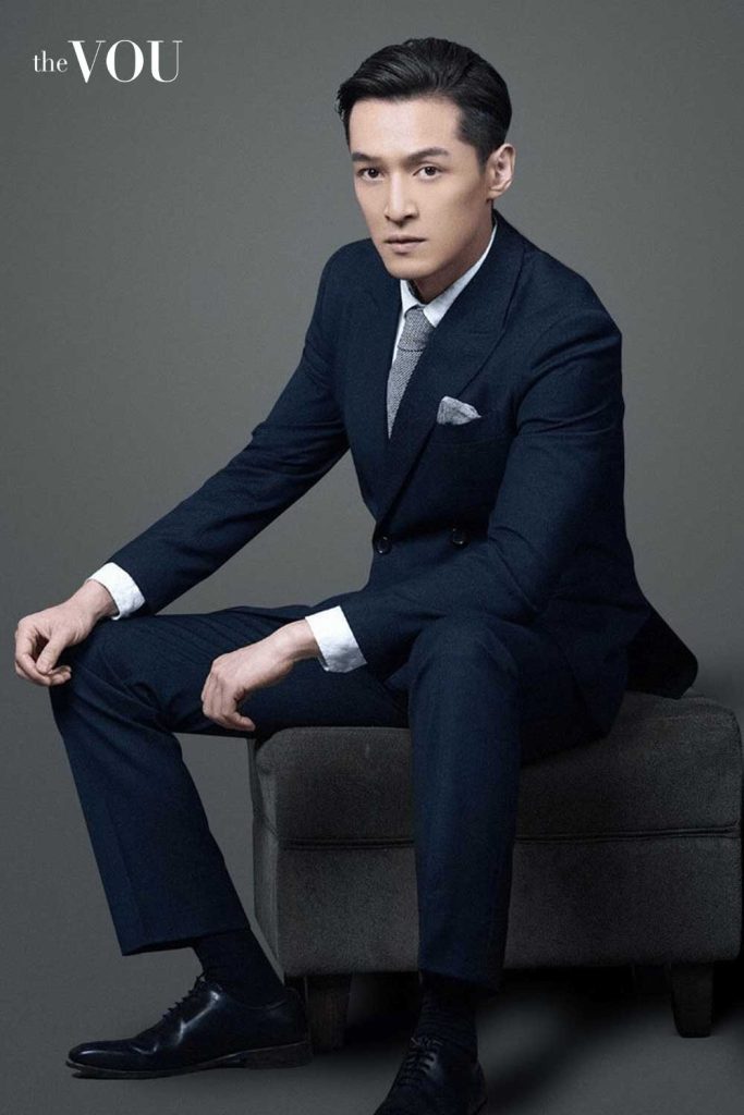 Hu Ge in suit - seasonal colour palette men - thevou.com