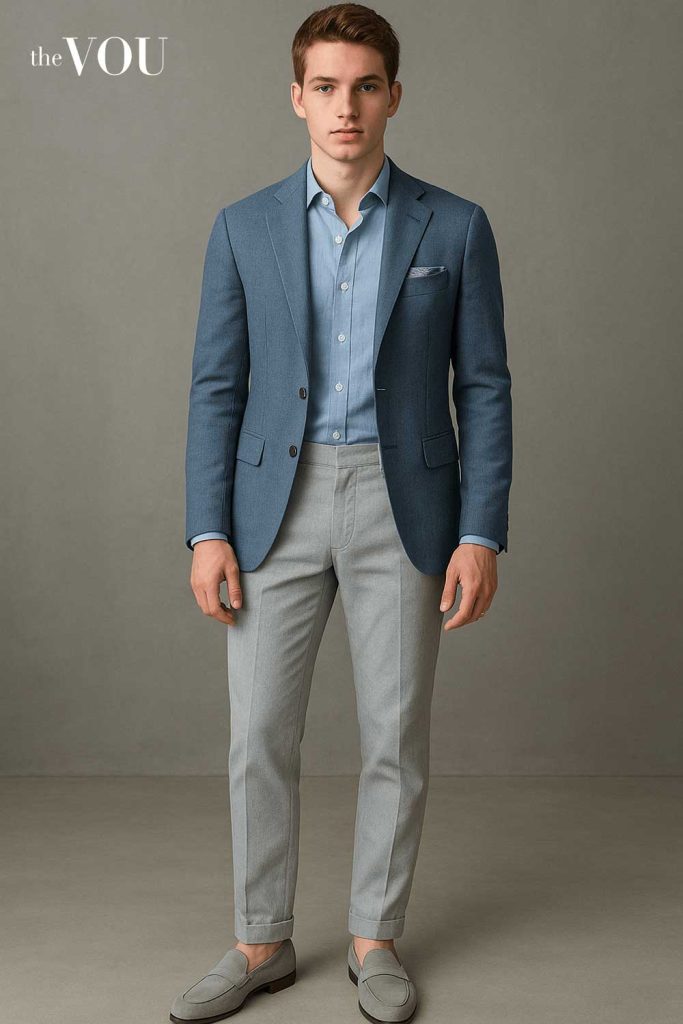 Model Male-wearing-a-Light-Summer-coloured-outfit.