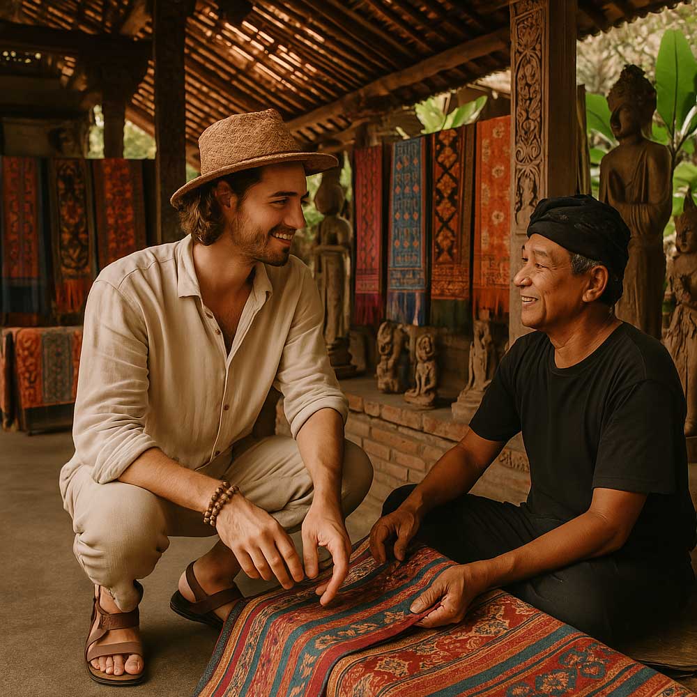 Relaxing time in Bali holiday destination