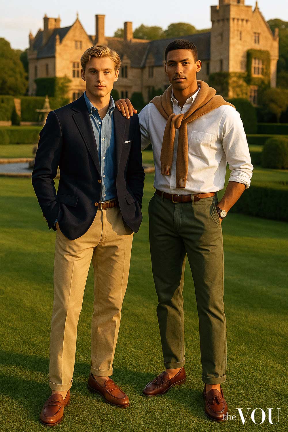 old money style chinos men