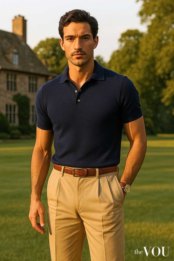 Old Money Knit Polo - Finley & Family main image 0