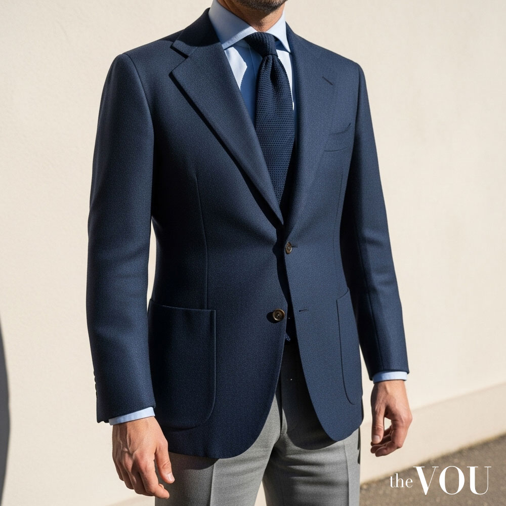 Business Attire Rules Fasten Only the Top Button of a Two-Button Jacket and Unbutton When Seated