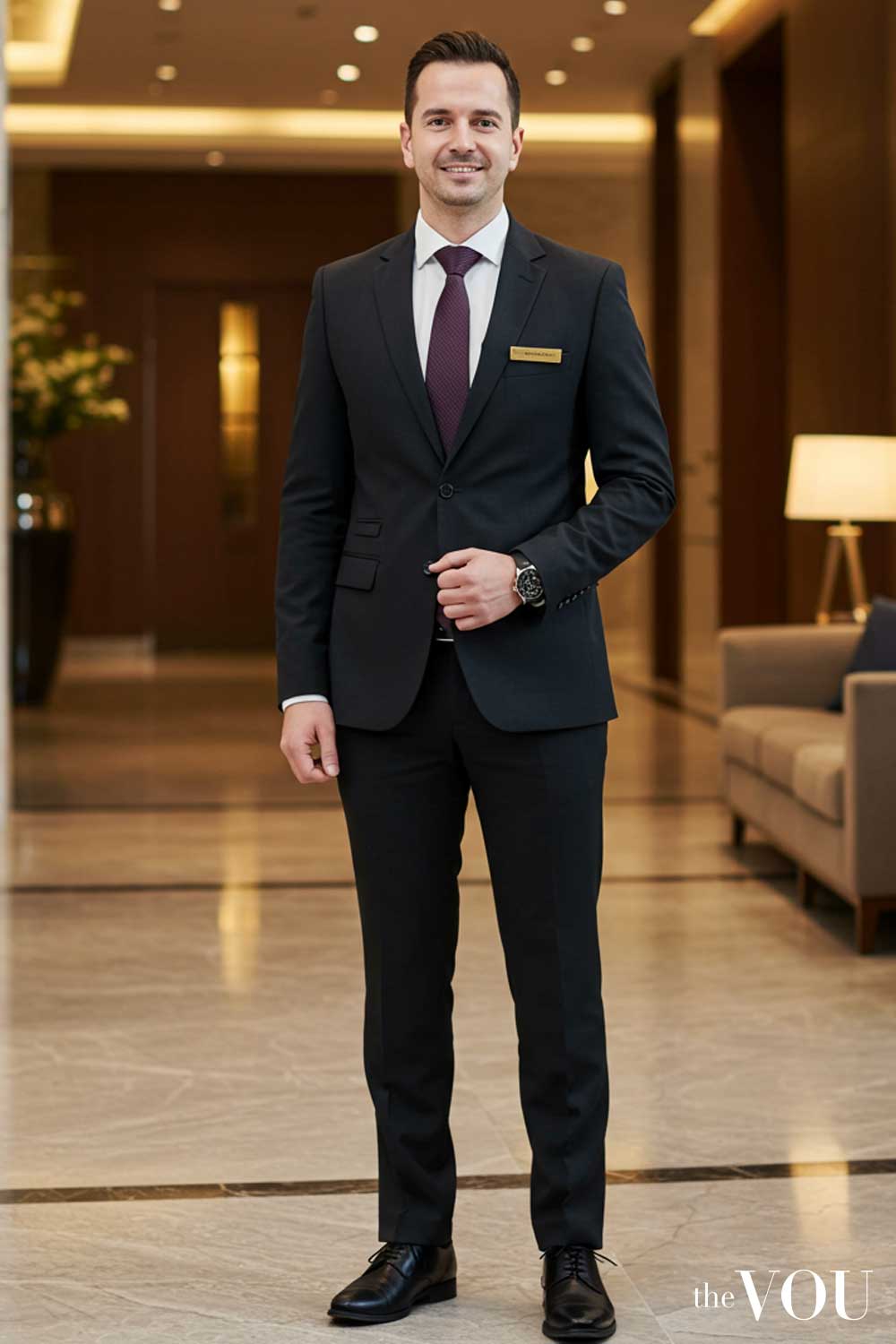 Industry specific business attire men Client-Facing Hospitality