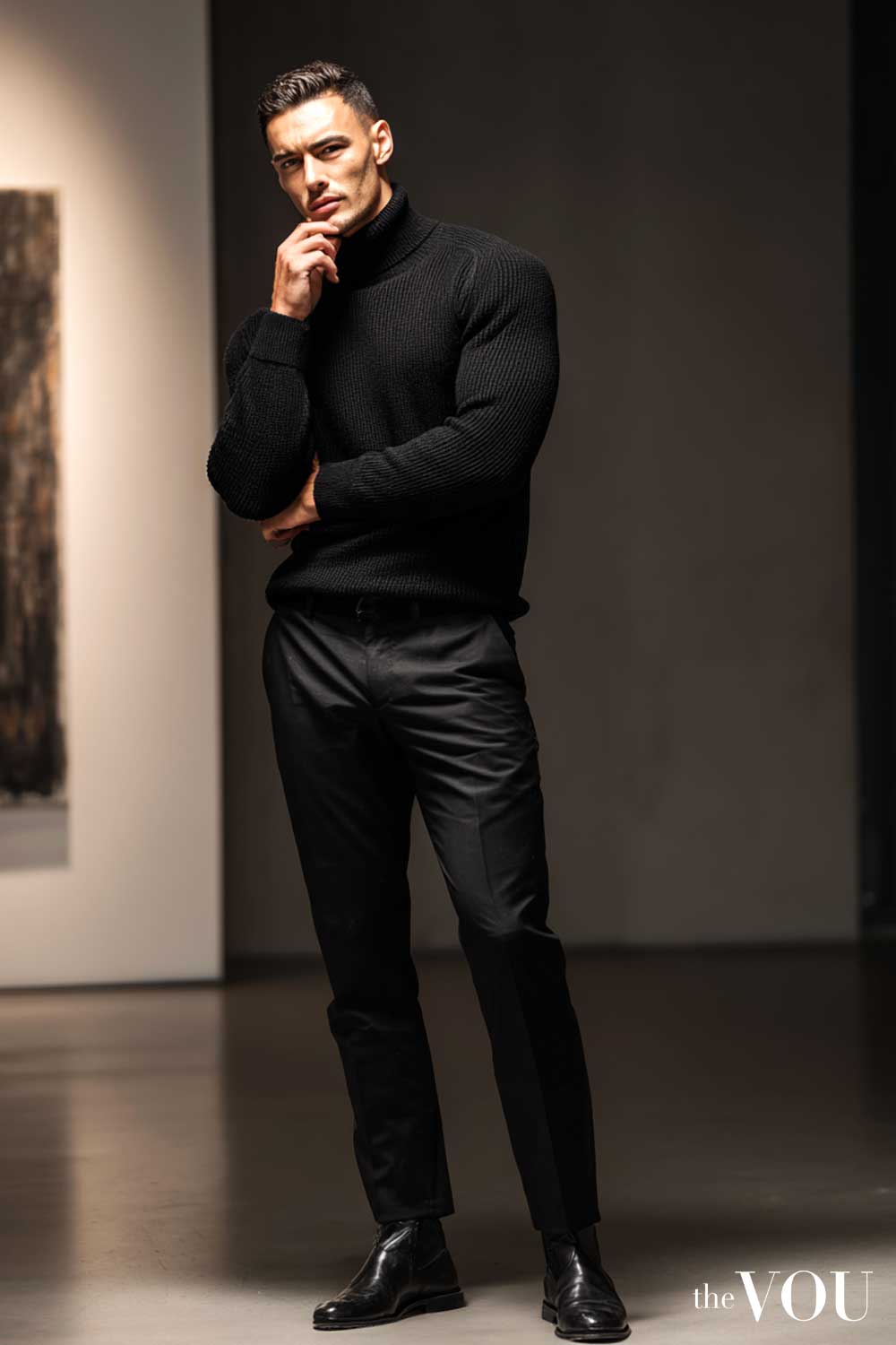 most attractive colours for men to wear black