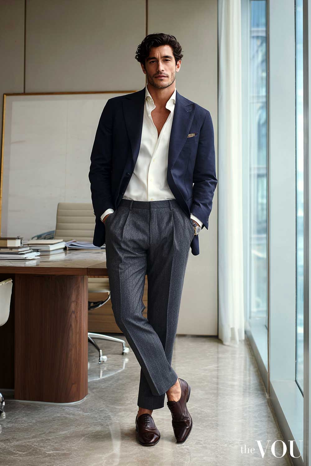 most attractive colours for men to wear blue